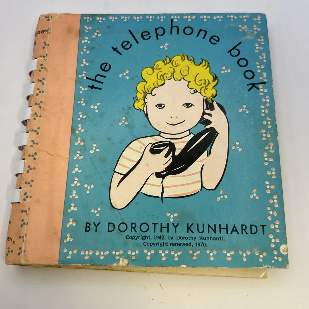 The Telephone Book (Touch & Feel) by Golden Books, 1970 First Edition GOOD